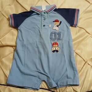 Carters 6M Sports Romper/Bodysuit